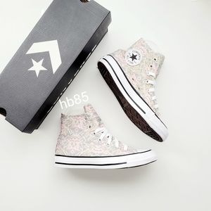 Converse CTAS HI Pale Putty Limestone Grey Pink White Women's 5